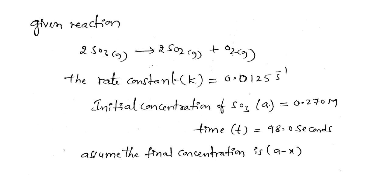 Chemistry homework question answer, step 1, image 1